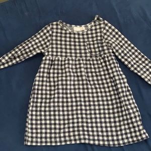 Navy + White Checkered dress